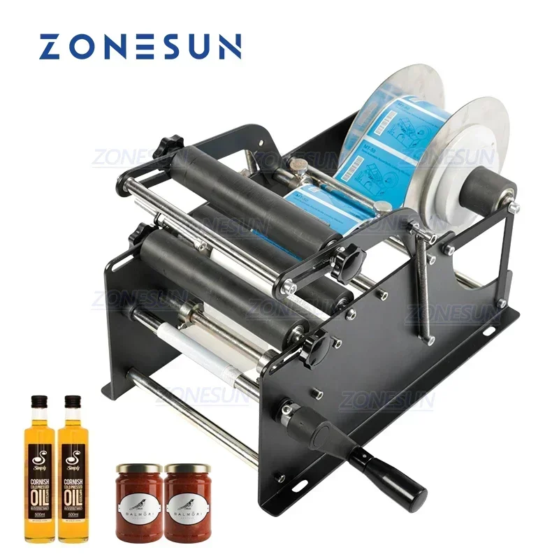 Label Maker Machine - ZONESUN Handmatige Etiketteermachine Met Handvat Label
