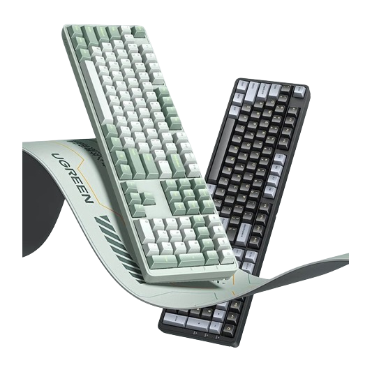 Home Office Laptop - UGREEN toetsenbord Mechanisch bedraad gamingtoetsenbord 108