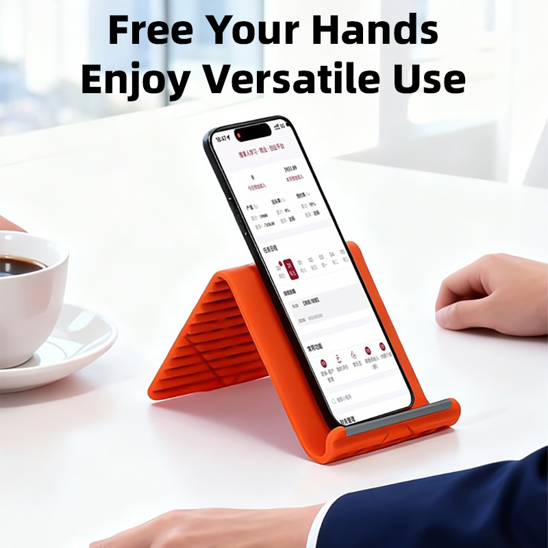 Home Office Laptop - Flexibele siliconen opvouwbare telefoonhouder voor thuiskantoor,