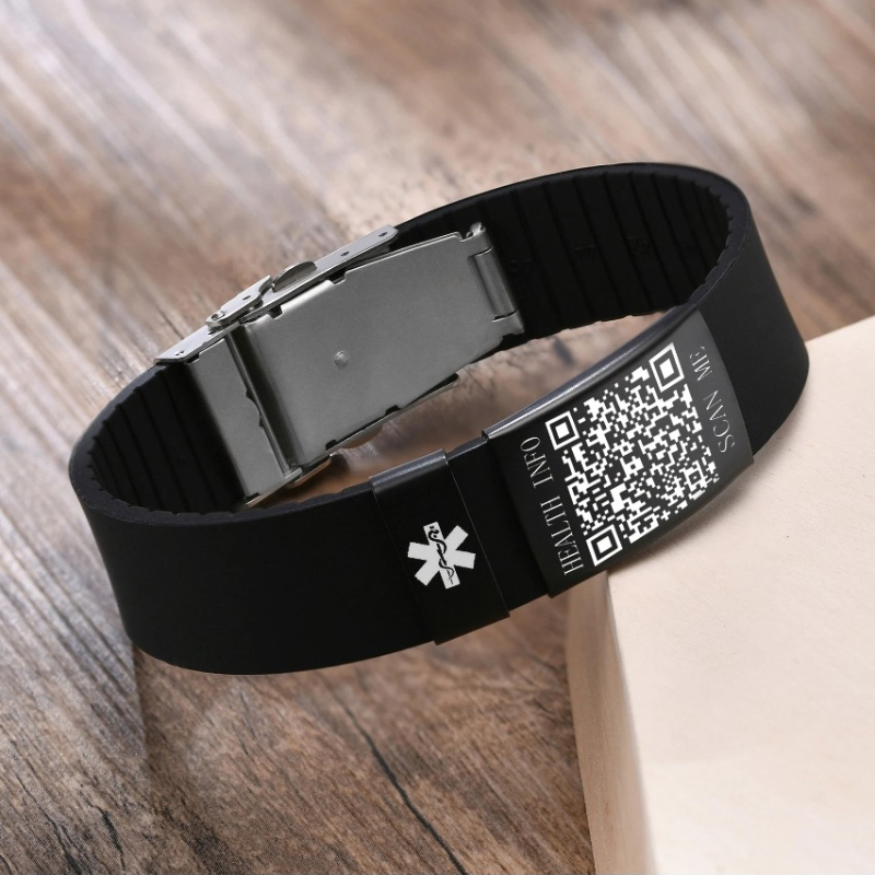 Home Office Login - QR-code NFC Medische waarschuwing ID-armbanden Medische