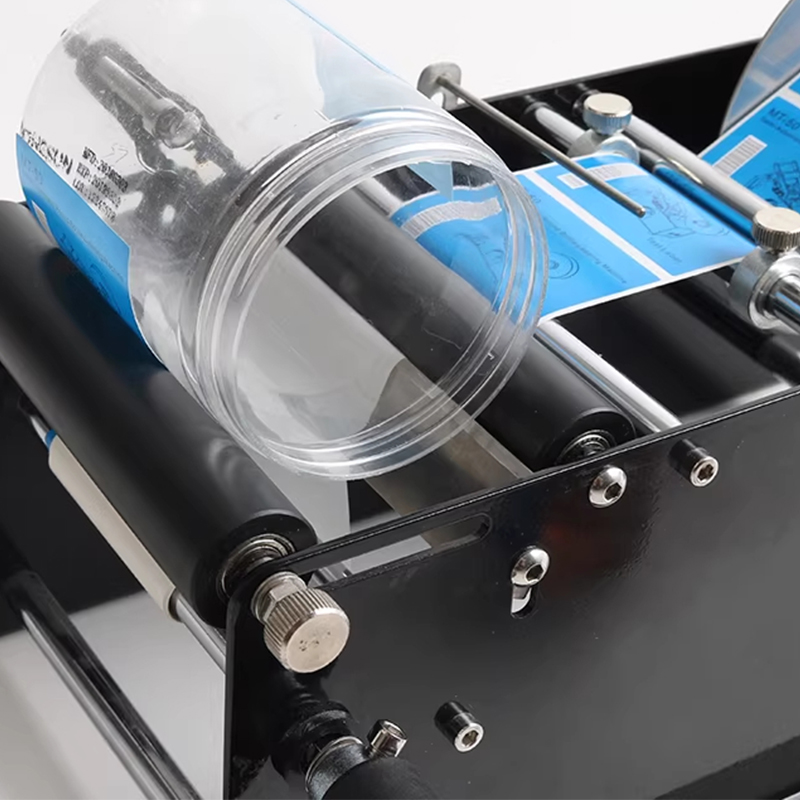 Label Maker Machine - Handmatige ronde fles- en bliketiketteermachine voor