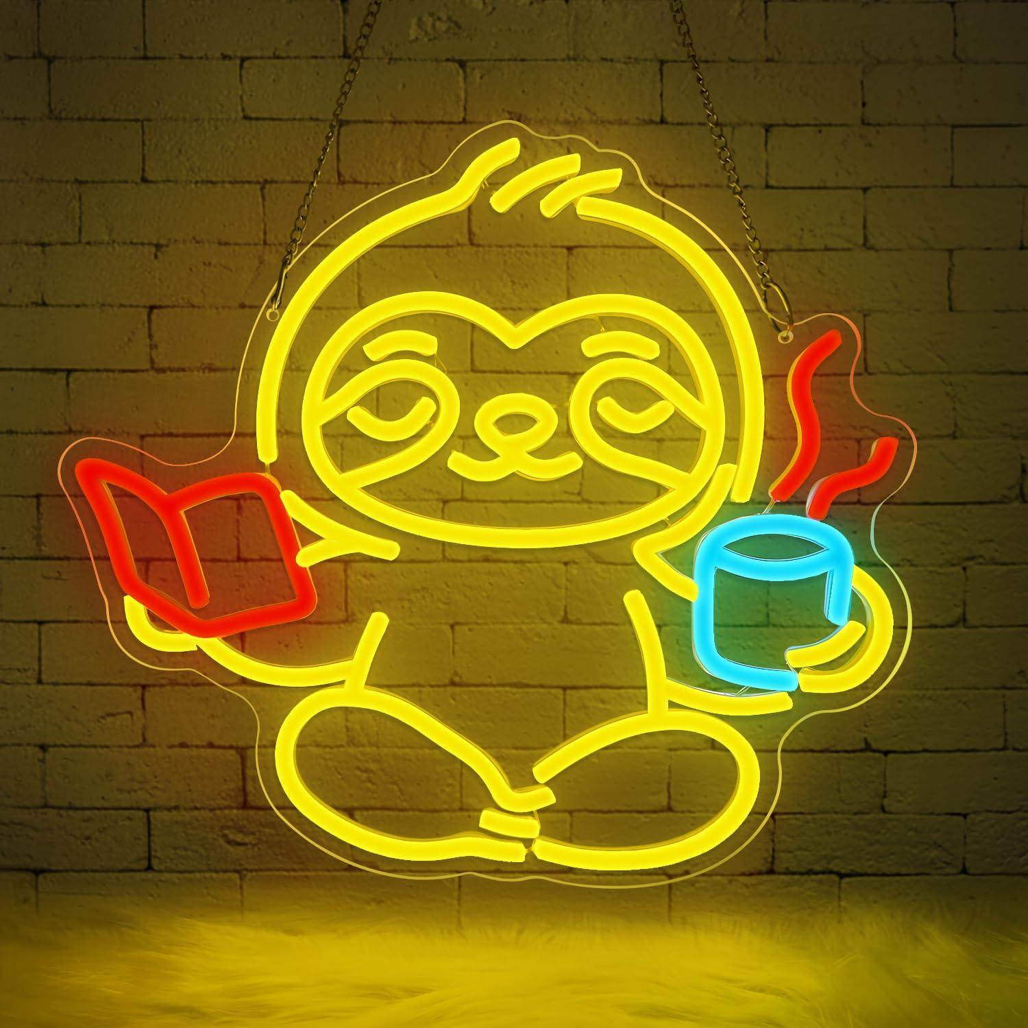 Home Office In Living Room - Luiaard Neon Licht USB Dimbaar LED