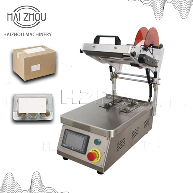 Label Maker Machine - HAIZHOU Semi-automatische vlakke etiketteermachine met datumcodering,
