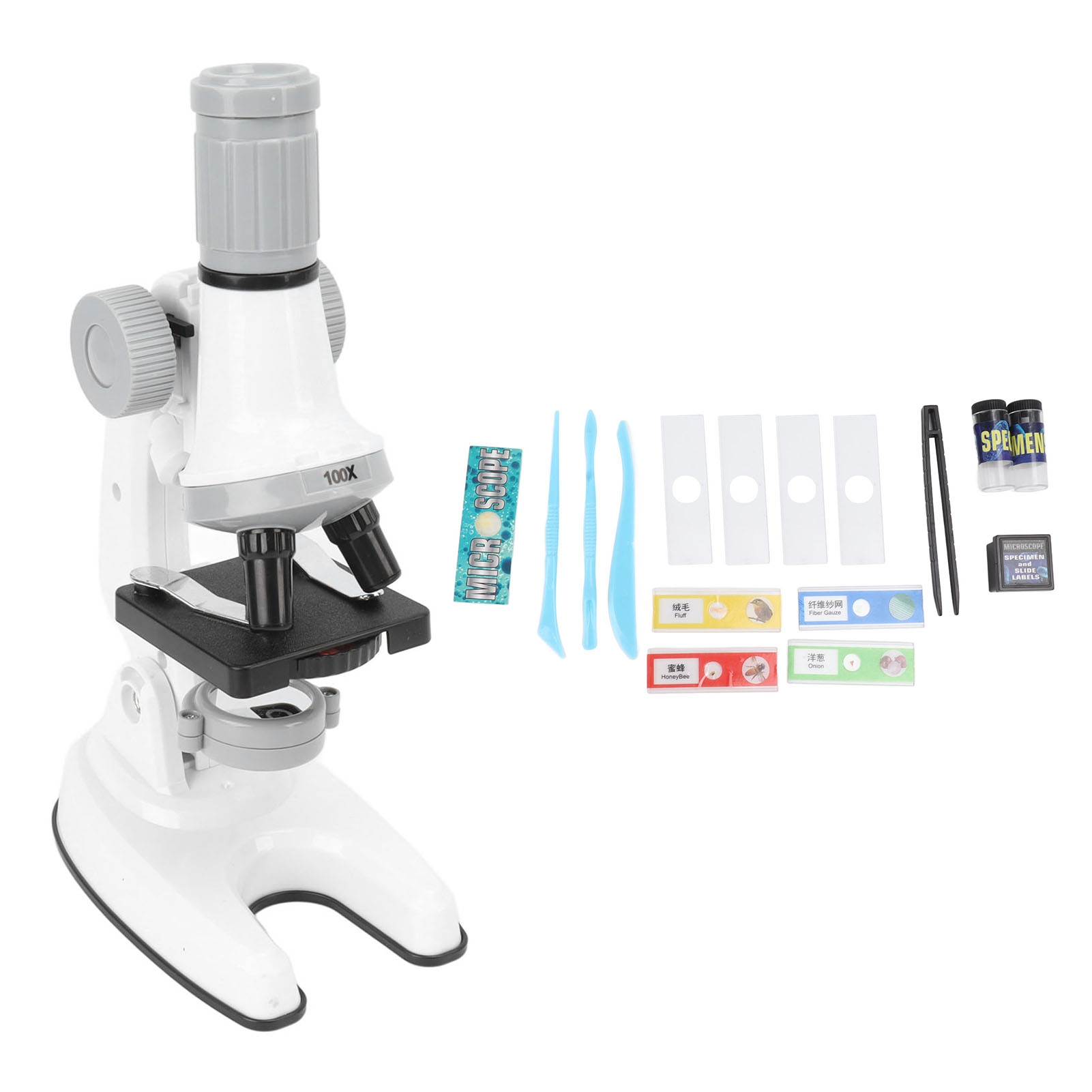 Zoom Lighting Kit - Microscoop voor kinderen 100X 600X 1200X