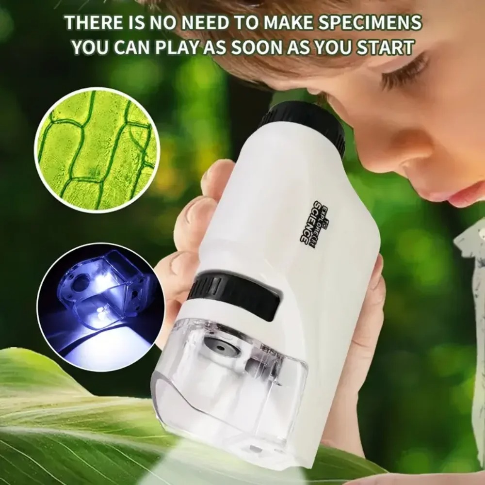Zoom Lighting Kit - Mini Pocket Lab Handheld Draagbare Microscoopset