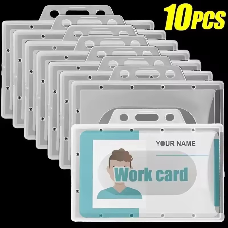 Home Office Login - 20/5/1PCS Waterdichte doorzichtige plastic PVC ID-kaart