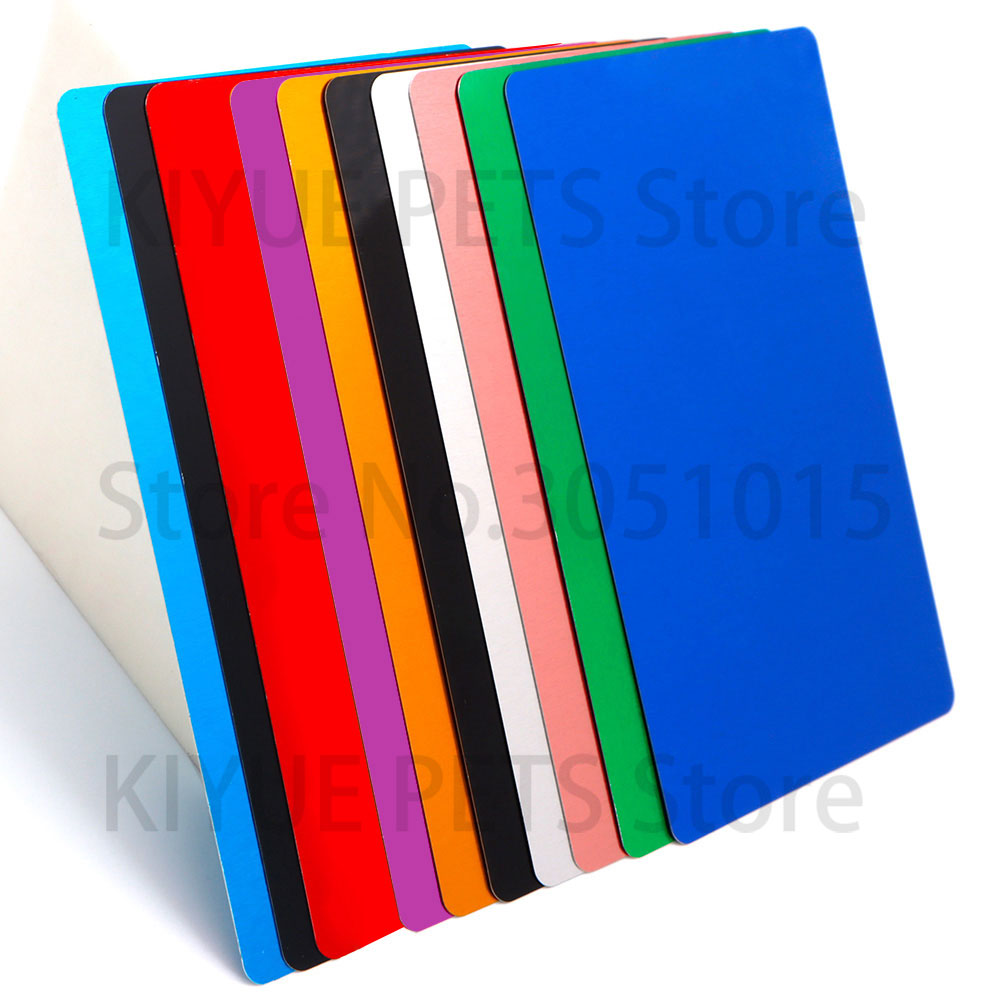 Home Office Login - 100 STKS Draagbare Metalen Visitekaartje Aluminium
