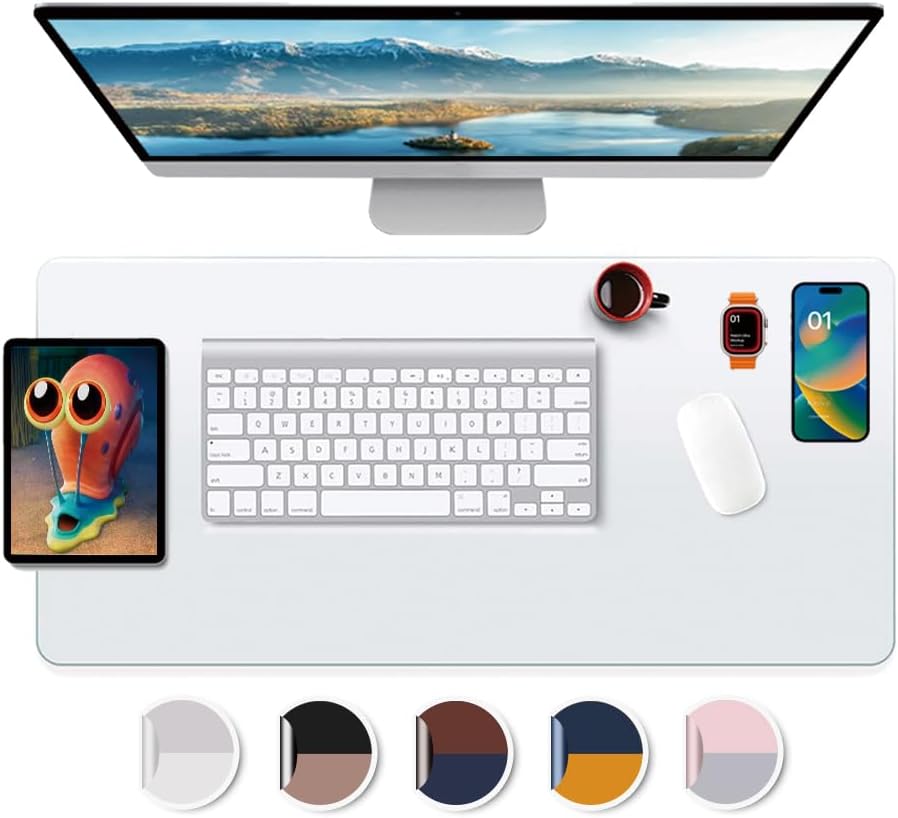 Home Office Laptop - Transparante bureau beschermmat 12x24 inch van
