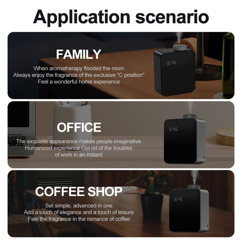 Luxe geurmachine van aluminium - Home Office Marketing recensie en prijs