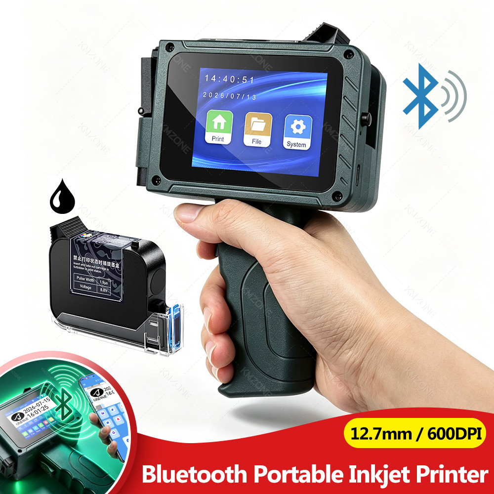 12,7 mm draagbare inkjetlabelp - Label Maker Machine recensie en prijs