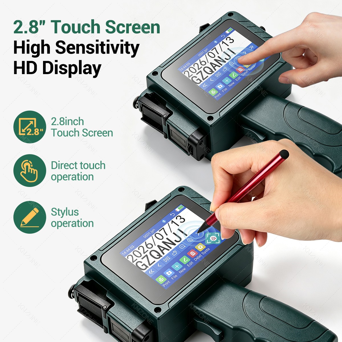 12,7 mm draagbare inkjetlabelp - Label Maker Machine recensie en prijs