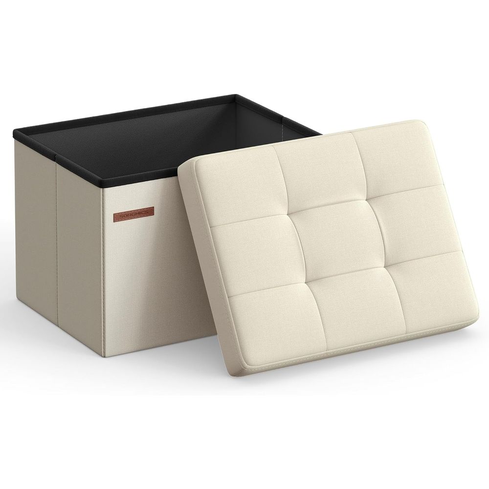 Compacte opbergpoef, voetenste - Home Office In Living Room recensie en prijs