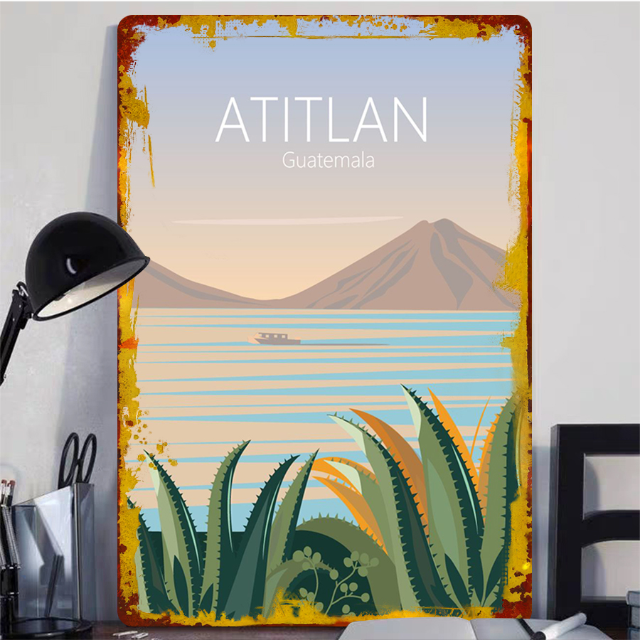 Vintage Atitlan Lake Guatemala - Home Office Guatemala recensie en prijs