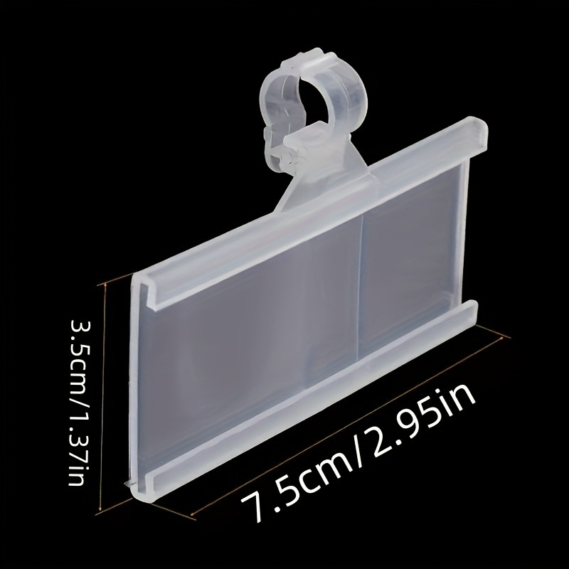 100 PVC Snap Lock Prijskaartje - Home Office Marketing recensie en prijs
