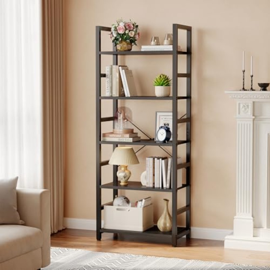 5-laags boekenplank, moderne h - Home Office In Living Room recensie en prijs