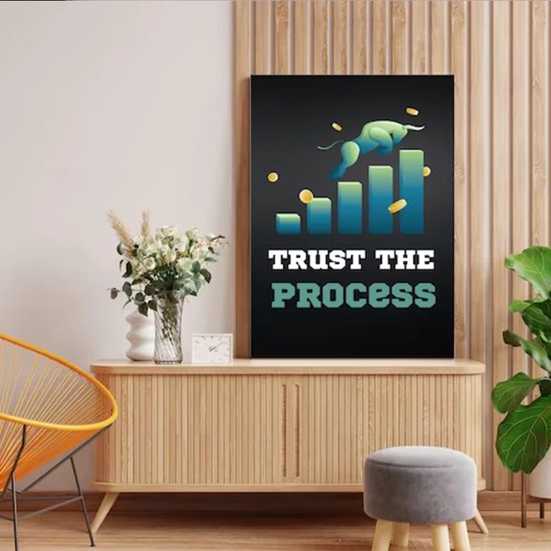 Neon Bulls&Bears Stock Market  - Home Office Marketing recensie en prijs