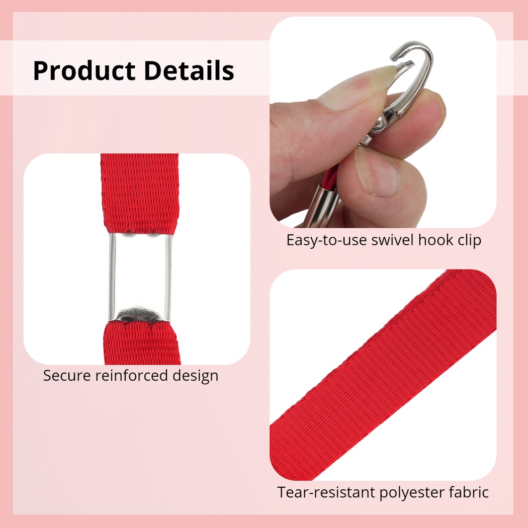 100 Stuks Lanyards Voor ID Bad - Home Office Login recensie en prijs