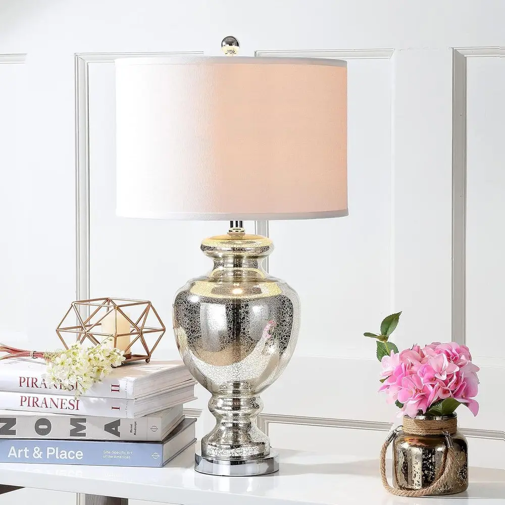 Mercury Silver Crackle Glass 2 - Home Office In Living Room recensie en prijs