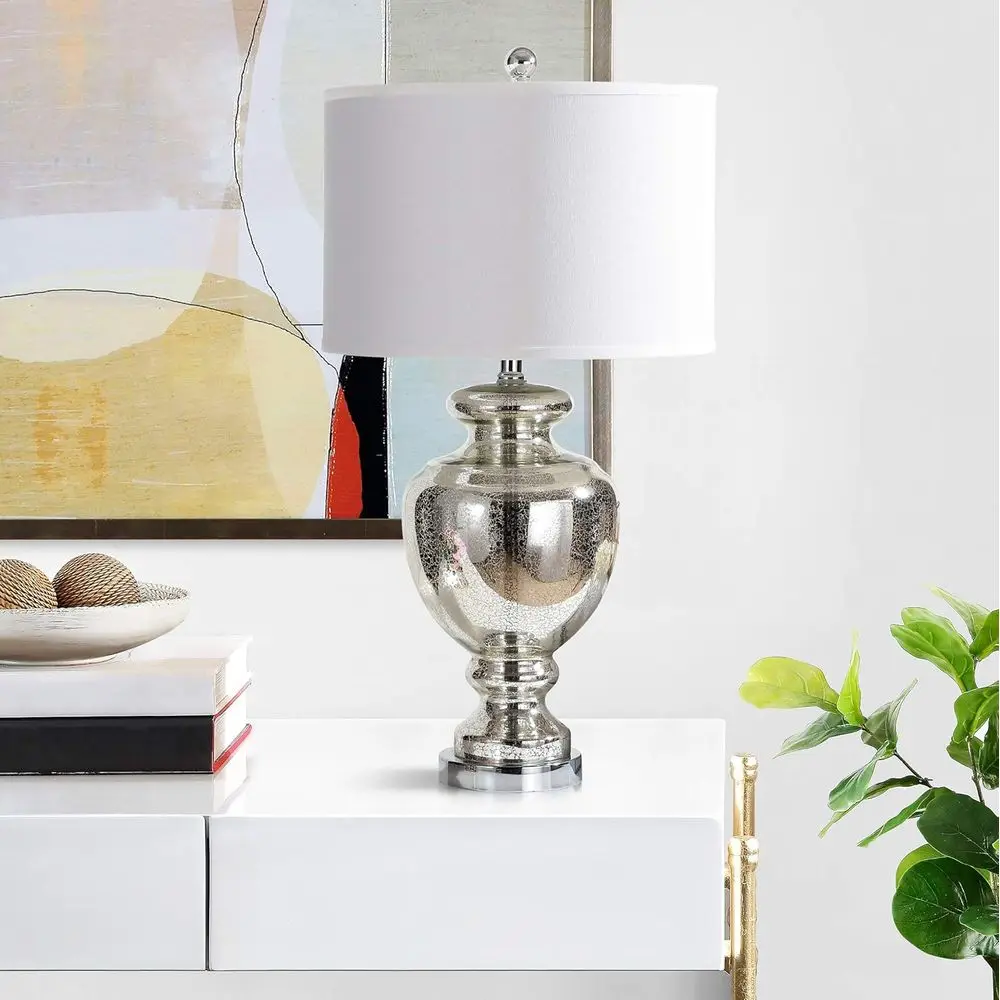 Mercury Silver Crackle Glass 2 - Home Office In Living Room recensie en prijs