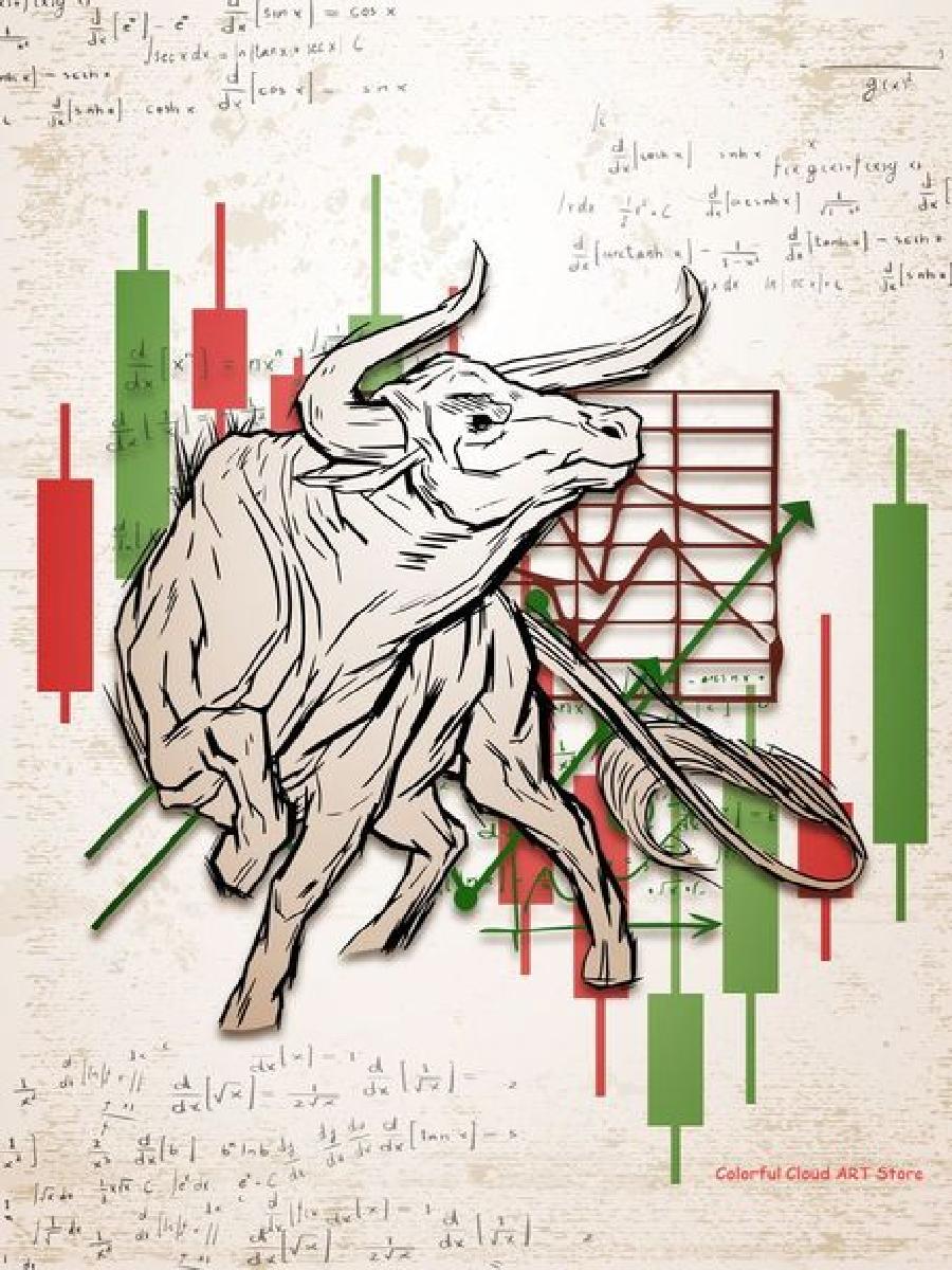Wall Street Bull Bear Market C - Home Office Marketing recensie en prijs