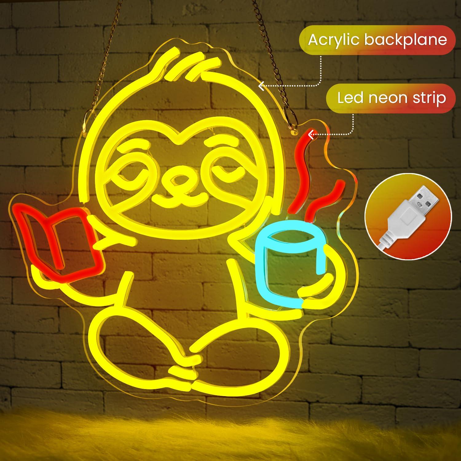 Luiaard Neon Licht USB Dimbaar - Home Office In Living Room recensie en prijs