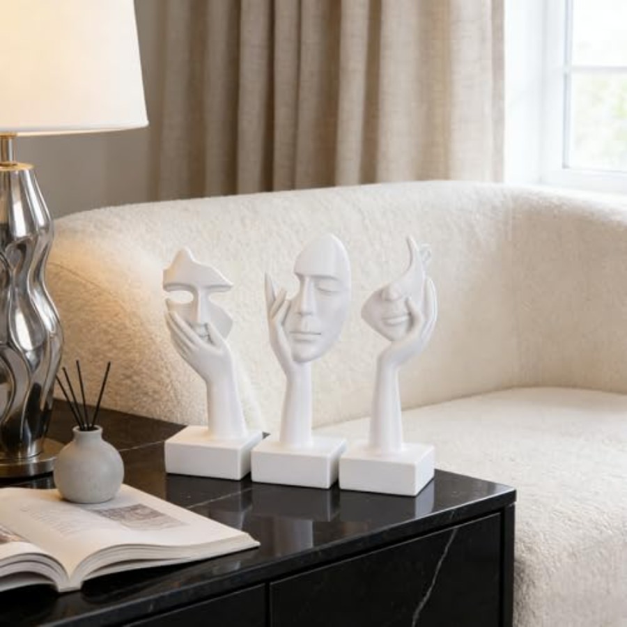 Denker Groot Beeldenset - Kuns - Home Office In Living Room recensie en prijs