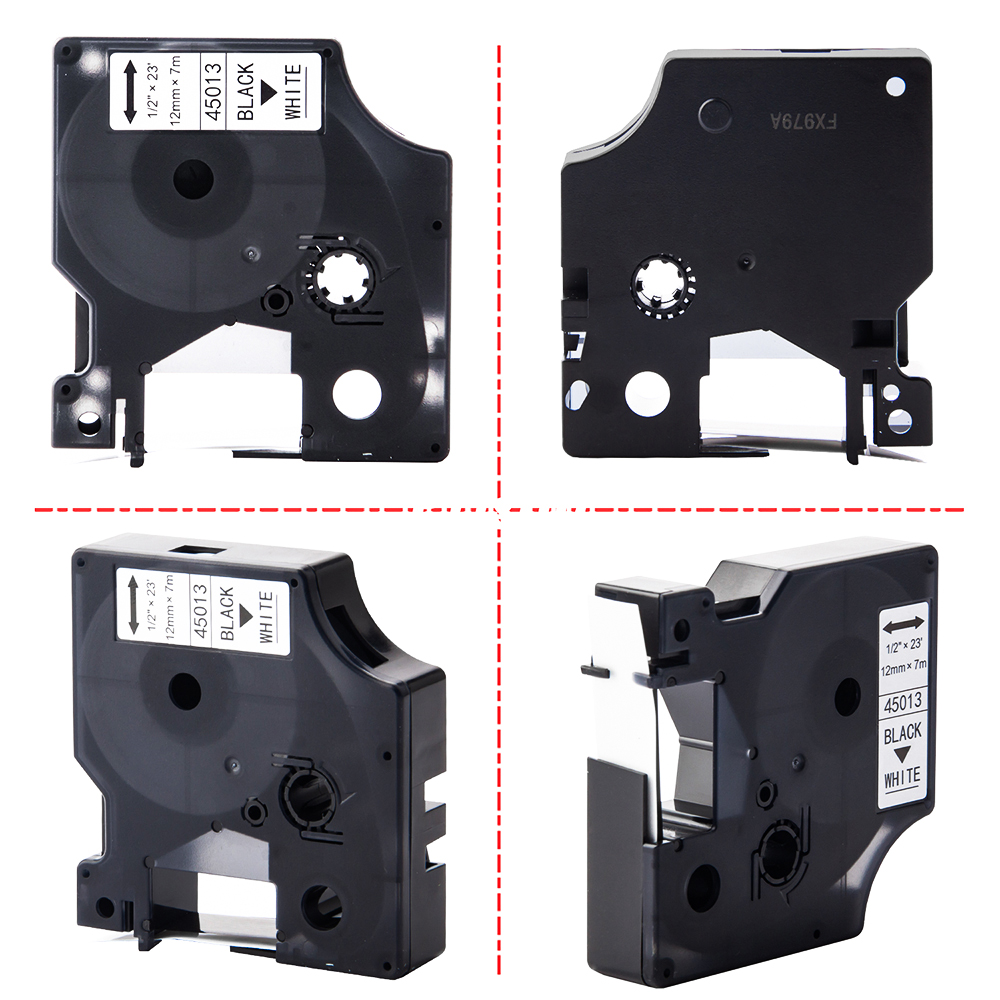 45013 Labeltape Zwart op Wit V - Label Maker Machine recensie en prijs