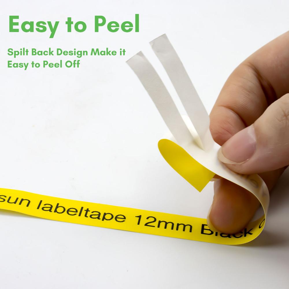 45013 Labeltape Zwart op Wit V - Label Maker Machine recensie en prijs