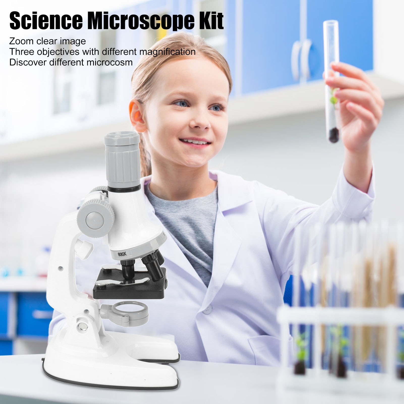 Microscoop voor kinderen 100X  - Zoom Lighting Kit recensie en prijs