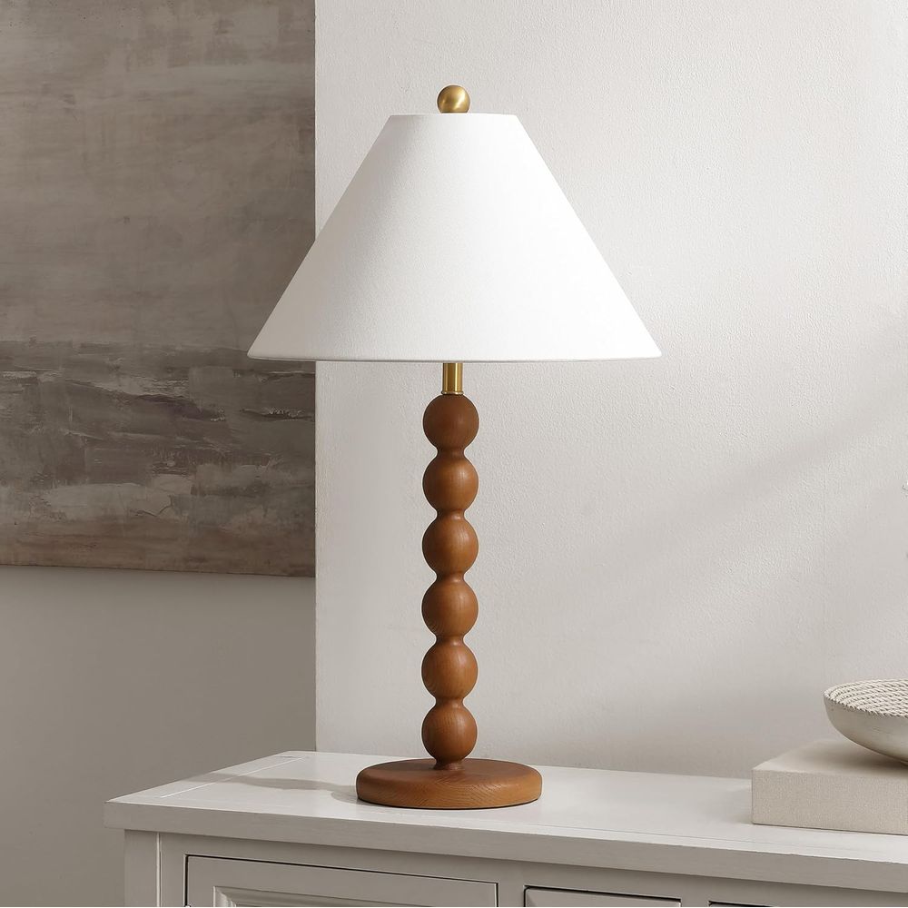 Tafellamp van natuurlijk bruin - Home Office In Living Room recensie en prijs